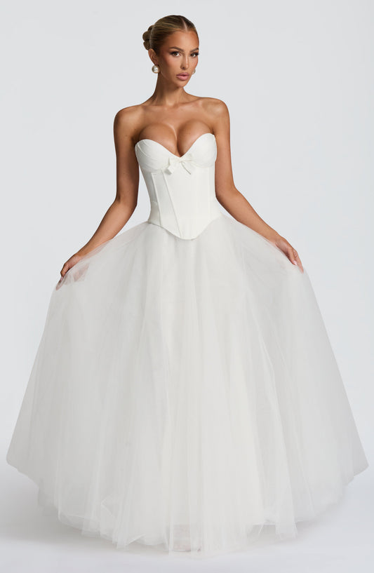 Ethel Maxi Skirt - Ivory